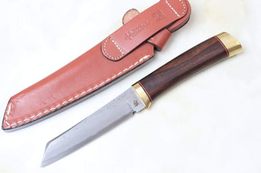 Hattori 傘 SAN Limited Edition SAN-4 Cowry-X Damascus Tanto