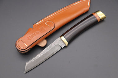Hattori 傘 SAN Limited Edition SAN-59A "Cowry X Damascus Classic Tanto"
