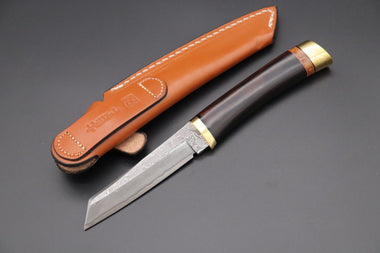 Hattori 傘 SAN Limited Edition SAN-59B "Cowry X Damascus Classic Tanto"