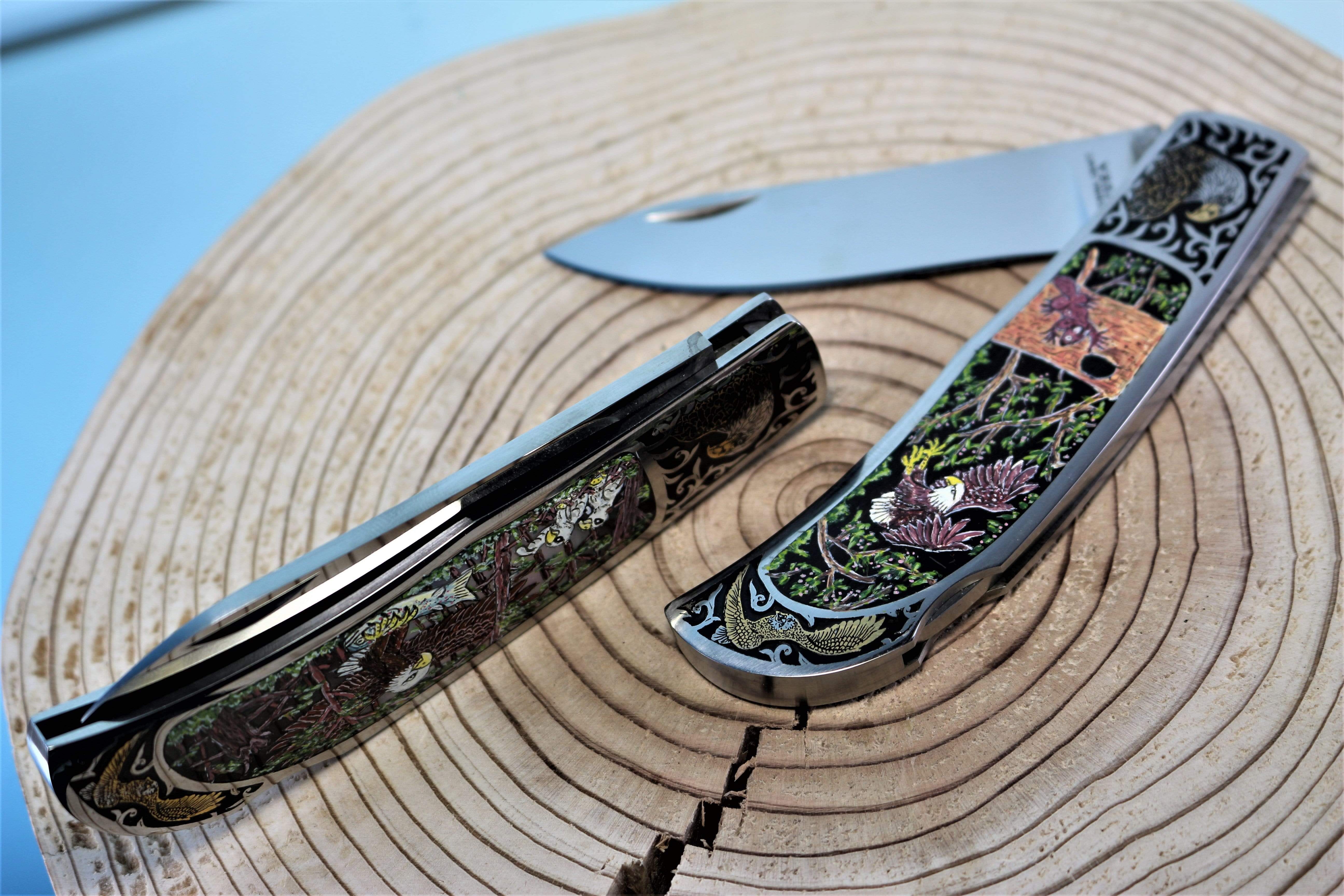 Bald Eagle Bowie Knife - Collector Knives