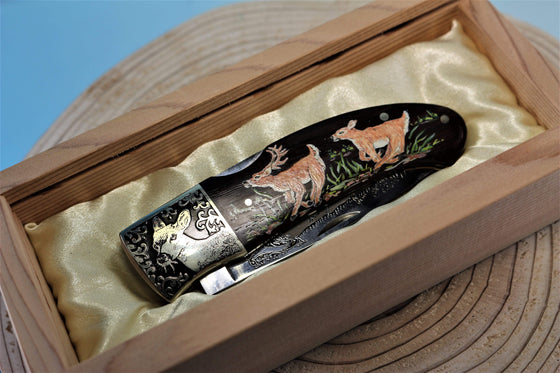Katsuhiko Miura KM-3 Art Knife "Deer"
