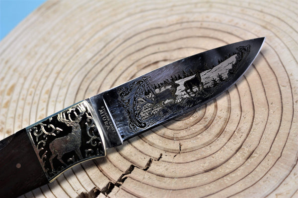 Katsuhiko Miura KM-3 Art Knife "Deer"