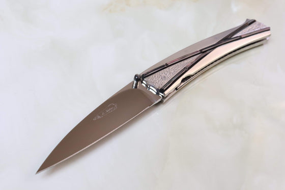 Koji Hara KH-300 Shino-Take 志野竹 - JapaneseKnifeDirect.Com