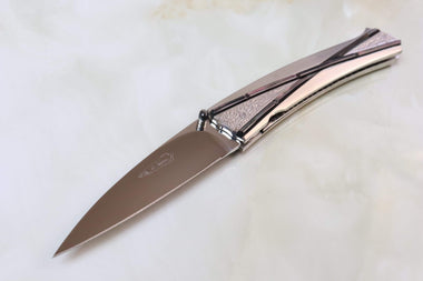 Koji Hara KH-300 Shino-Take 志野竹 - JapaneseKnifeDirect.Com