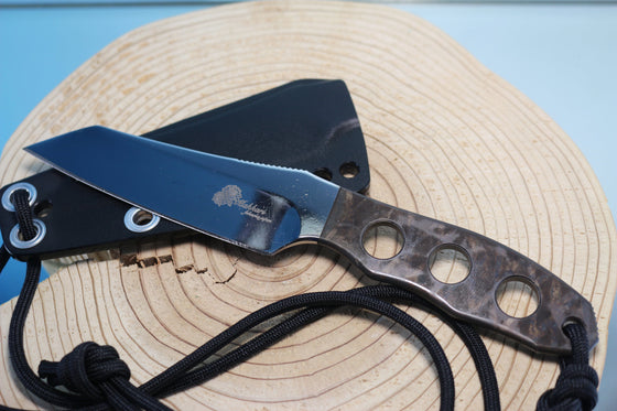 Makkari JM-120 Raptor, 4" Mirror polished AUS-8 Blade