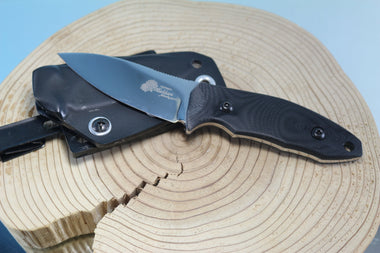 Makkari JM-150 Semi-Skinner, 3" Mirror polished AUS-8 Blade