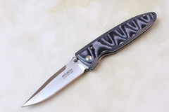 Mcusta The Executive Personal Limited Edition VG-10 Core Blue Singray 4.56 Folding  Steak Knife - KnifeCommand