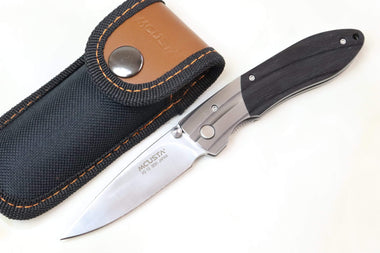Mcusta SHINRA 森羅 Premium Series MC-142 RIPPLE (African Ebonywood Handle) - JapaneseKnifeDirect.Com