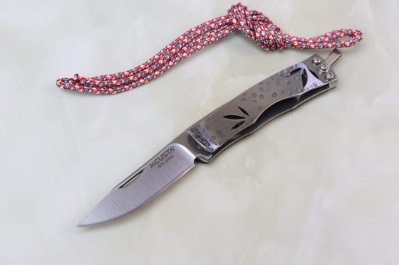 Mcusta "Take" 竹(Bamboo) Money Clip & Neck Knife MC-151 Kuro-Take, African Ebonywood