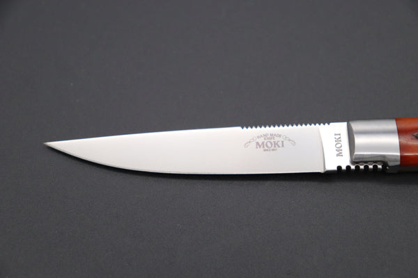 MOKI TS-535ANZ  "Trout & Bird Knife (Jigged Bone Handle)"