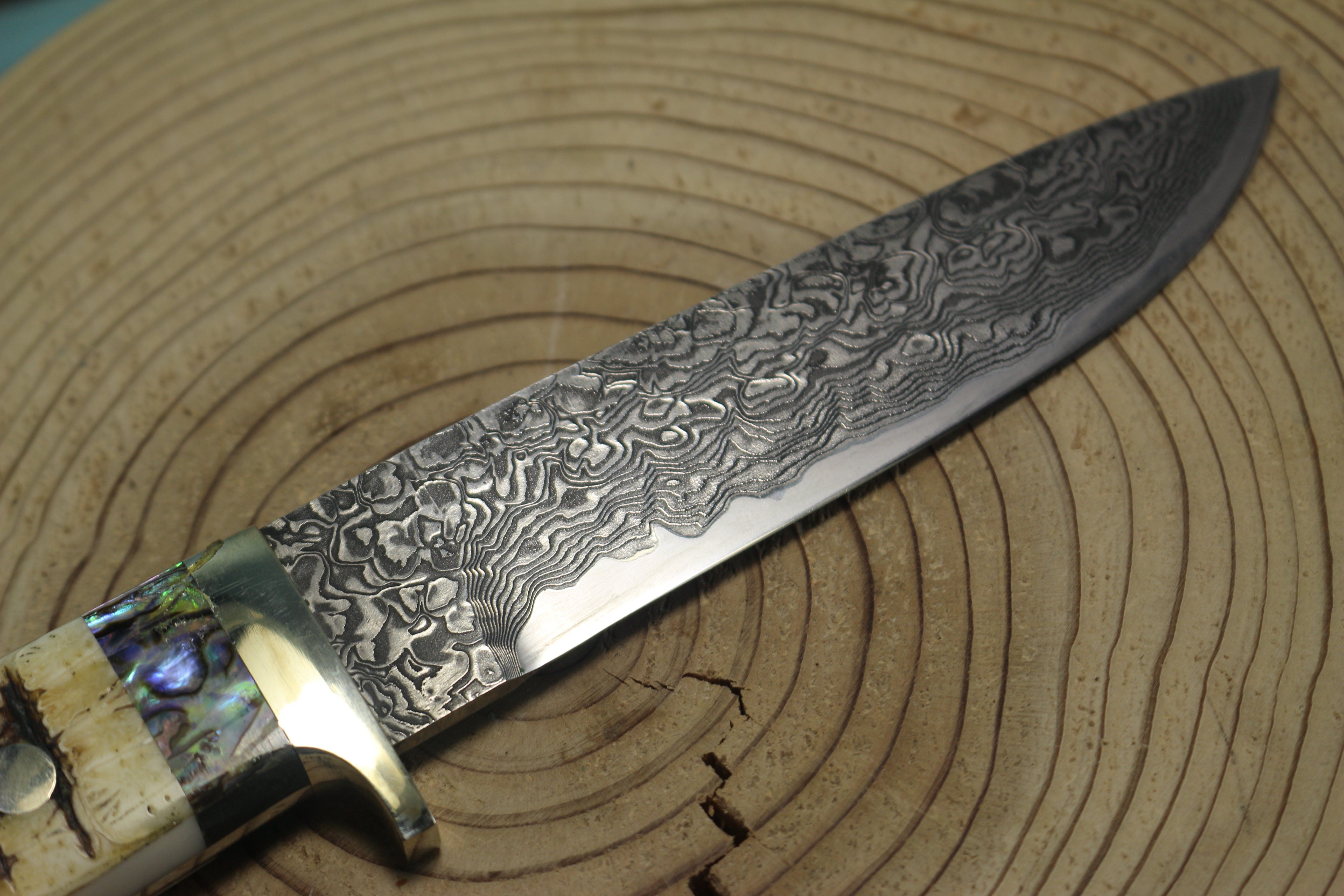 Mr. Itou R-2 Custom Damascus Gyuto 260mm (Narrower Blade Width, 10.2 Inch)  Quince Burl Wood Handle (IT-925)