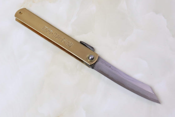 Nagao-Kanekoma MN-10  Original Higonokami (Large, Brass Handle)